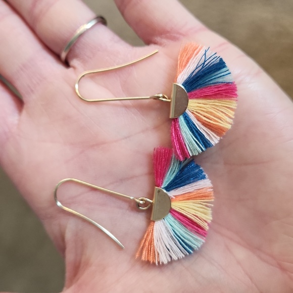 Stella & Dot Coco Fringe Earrings - Picture 2 of 6